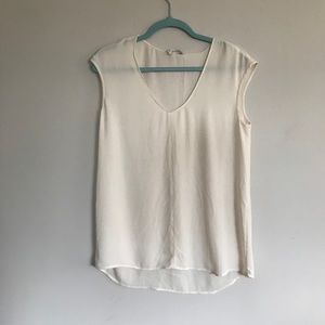 Sleeve J.Crew nylon beige top size 4